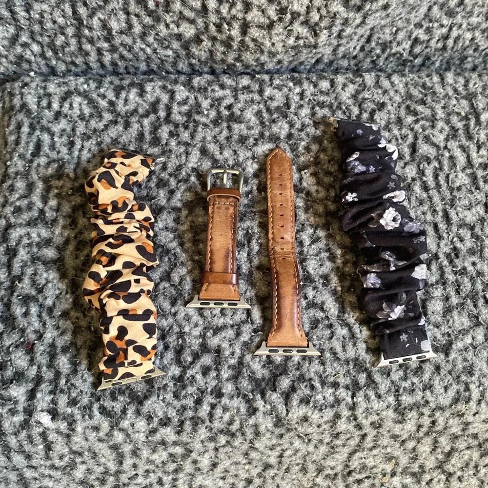 Stylish Brown and Black Watch Bands Set - Picture 2 of 4